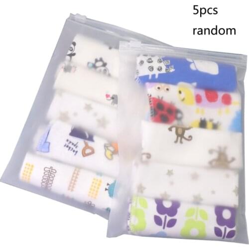 900C 5Pcs Cotton Newborn Baby Bathing Towels Saliva Towel Nursing Towel Baby Boys Girls Washcloth Handkerchief