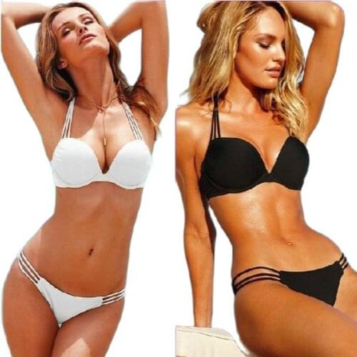 Bikini Wild Beautiful White Swimming Suit Steel Holder Gathers Marysia Bikini Sexy Swimming Swimwear 2020 sales