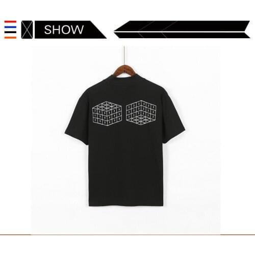 Chao brand cavempt C.E cube e c tee Rubiks cube small high collar fashion cut short sleeve T-shirt