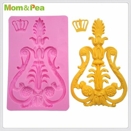 Mom&Pea MPA1941 Deco Silicone Mold Sugar Paste 3D Fondant Cake Decoration