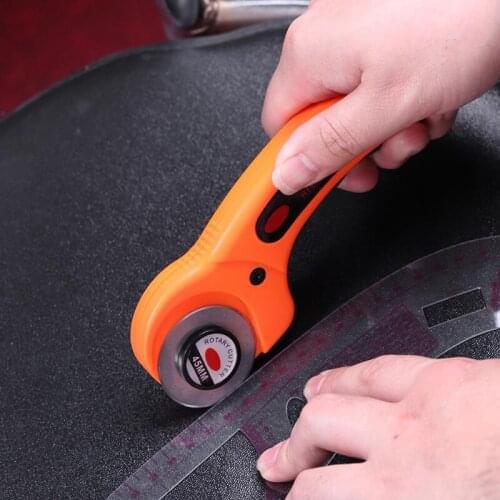 DIY Tailors Scissors Household Cutting Wheel Patchwork Hob Cutter Cloth Manual Round Cloth Cutter Home Garden Crafts Sewing