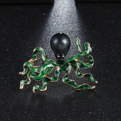 Creative Ocean Octopus Brooch Women Children Party Sea Animal Brooch Accessories Gift