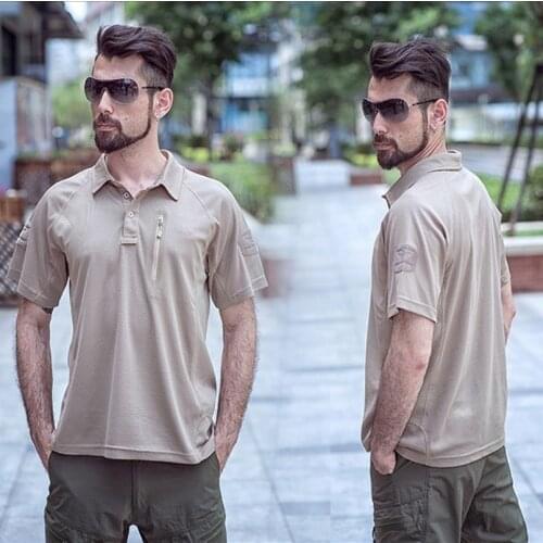Men Military Tactical T-shirt Short Sleeve SWAT Soldiers Combat Quick Dry T Shirt Airsoft Clothes Mans US RU Army T-Shirt