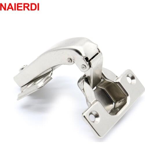 4PCS NAIERDI 90 Degree Corner Fold Cabinet Door Hinges 90 Angle Hinge Hardware For Home Kitchen Bathroom Cupboard With Screws