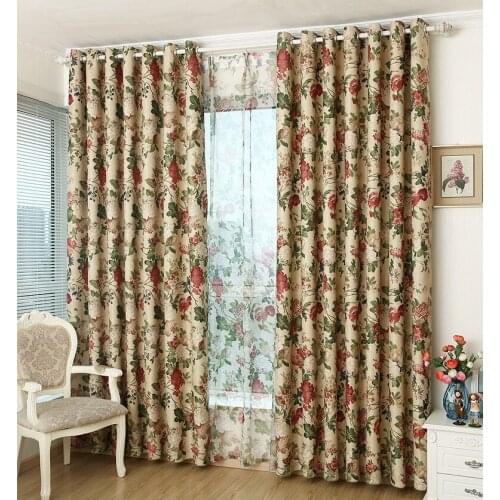 New listing thick high-grade green shading European-style garden living room bedroom balcony Draperies * Green Man House