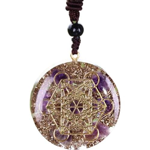 Natural Energy Pendant Necklace Relaxation Jewelry Tool Brings Good Luck