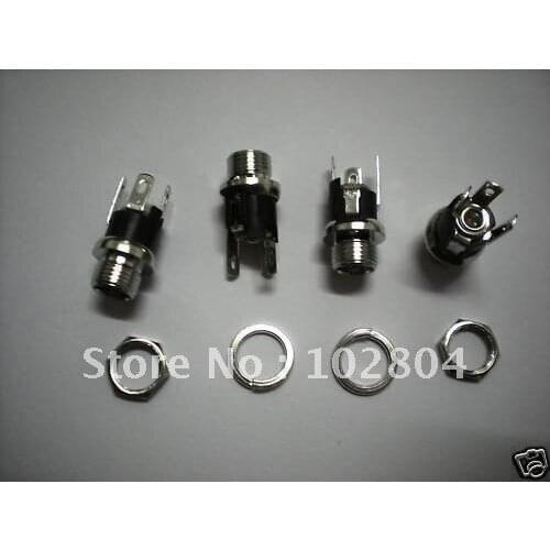 DC Power Jack Screw Type Pin 2.0mm DC025 L 21mm 40 pcs