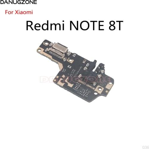 30PCS/Lot For Xiaomi Redmi NOTE 8T USB Charging Dock Port Socket Jack Plug Connector Charge Board Flex Cable