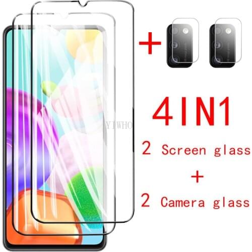 Tempered glass on galaxy a41 camera screen protector film for samsung a 41 41a a415f safety glas on sumsung sansung galaxi