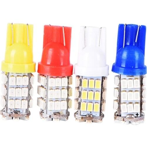 1Pcs Car Auto Bulbs Turn Signal Lights colorful 1206 Interior LED Lamps 168 192 Marker DC12V W5W T10 42 LED SMD 3020