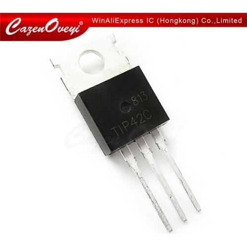 10pcs/lot TIP42 TIP42C TO-220 transistor PNP Darlington transistor 6A / 100V new original In Stock