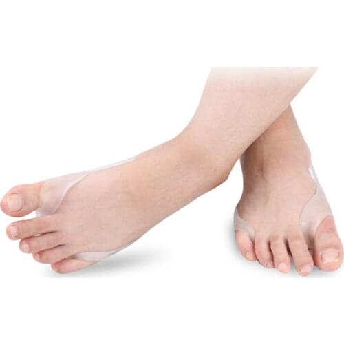 2Pairs Hallux Valgus Correction Toe Separator Manicure Separador De Dedos De Los Pies Finger Straightener Soft Foot Care Tools