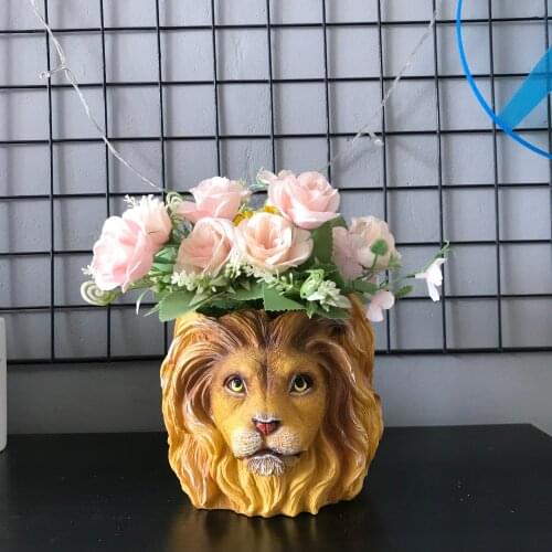 Big Concrete Planter Making Tool Mould Silicone Cement Flower Pot Mold Garden Decorating Vase Resin Craft Clay Molds