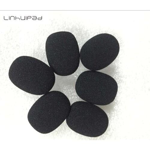 Linhuipad Foam mic windscreen microphone covers with 6mm hole 30mm inner length 10pcs/lot Free shipping by post