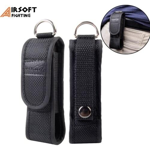 Tactical Flashlight Molle Pouch Hunting Torch Holder Accessory Tools Holster Case Small Belt Pouch