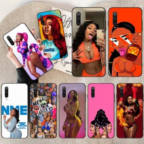 Megan thee stallion Rapper Phone Case for Xiaomi Mi Note 10 Lite Mi 9T Pro xiaomi 10 10 CC9 Pro 9SE