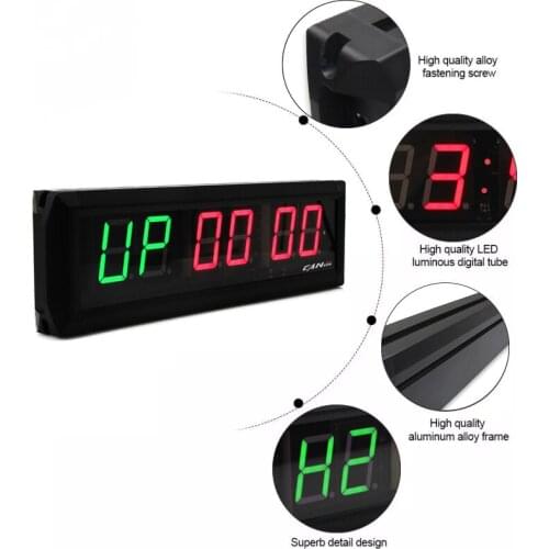 [Ganxin]2018 new 1.8" Hot Selling Led Digital gym clock interval timer