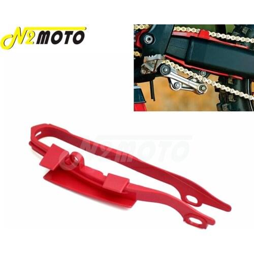 Red Swingarm Guard Chain Slider Guard Protector for Honda CR125R CR250R 00-07 CRF250R 04-09 CRF250X 04-13 CRF450R CRF450X 02-09