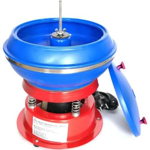 Jewelry Machines 220V 10" Vibration Tumbler jewelry Tumbler Polishing Machine Vibrating polisher for gold silver