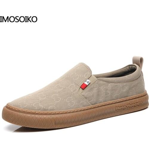 Mens Casual Shoes 2021 New Summer Loafers Breathable Ice Silk Fabric Trend a Pedal Soft Bottom Slip-Ons Vulcanized Shoes