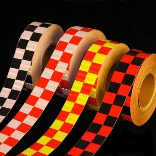 5cm*3m Car Reflective Tape Decoration Stickers Car Warning Safety Reflection Tape for Trucks Reflector Sticker Film Car Styling