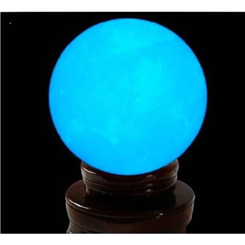 Natural crystal island stone ball night ball decoration