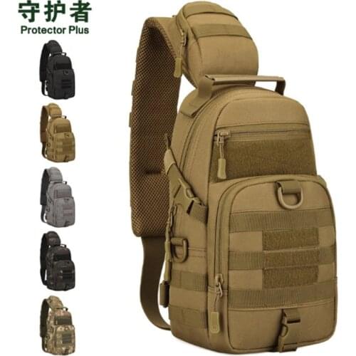 NEW Tactical Chest Bag Protector Plus X226 Sports Bag Camouflage Nylon Military Outdoor Hiking Cycling Bag