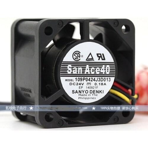 New original 4 cm 4028 fan 109P0424J3D013 24V 0.18A inverter fan