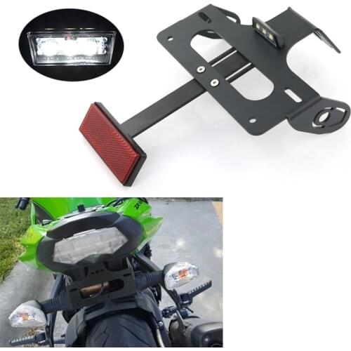 Fit For Kawasaki Ninja ZX-10R ZX10R 2008-2010 ZX6R ZX-6R 2018 Rear Tail Tidy License Plate Holder Bracket Fender Eliminator kit