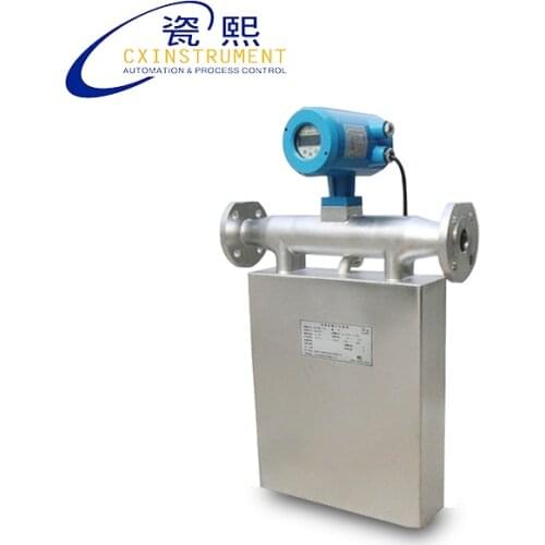 The DN15 Pipe Size 0.2% Accuracy 0.64~6.4 t/h Measuring Range All Stainless Steel Material Coriolis Mass flow meter