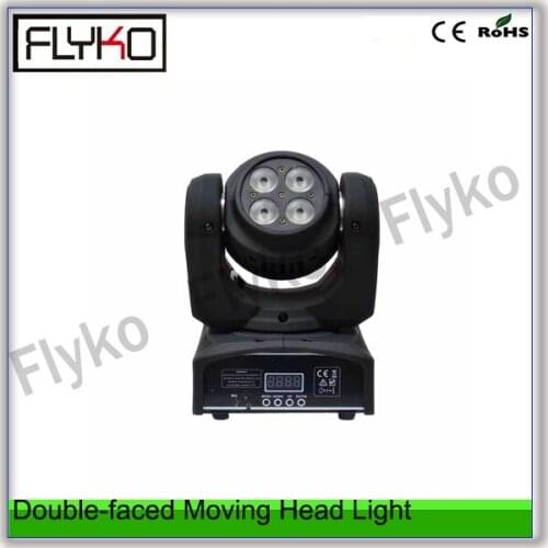 RGBW changing color two side moving stage equipment decoration double-faced 100W moving head light