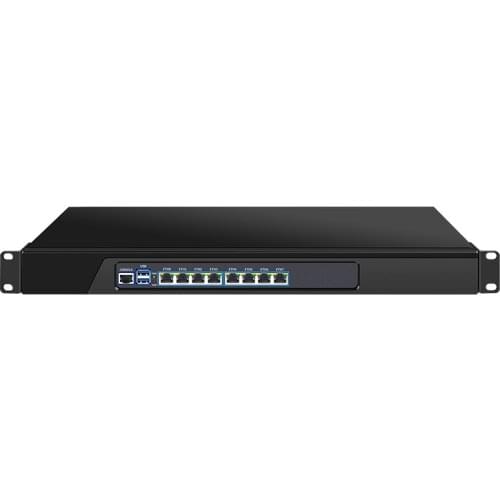 1U Rack-mount Network Security Server Intel I7 3520M 8 Lan SupportRouting Pfsense Firewall PC Centos Ubuntu Vyos