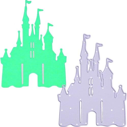 Castle Shape Metal Cutting Die Stamp for Scrapbook Diy Decroation Embossing Craft handmade Template