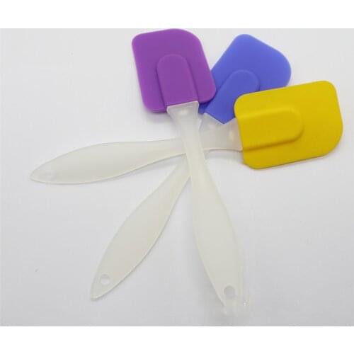 18cm Silicone Spatula Detachable Cake Baking Tool Cream Spatula Small Silicone Spatula Cake Bread Butter Baking Tools