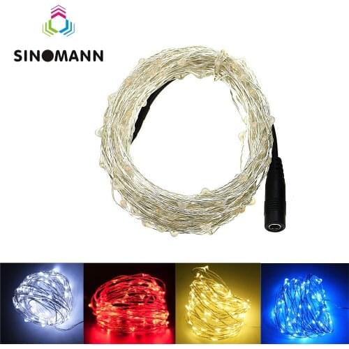 Sinomann LED String Lights With Transparent Wire