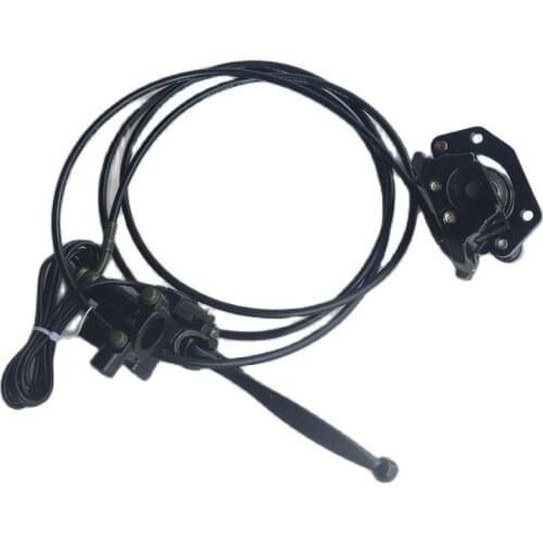 Rear Brake Master Cylinder Caliper Assembly for 50 90 110 125CC Chinese ATV Quad Rear Brake Assembly Master Cylinder Caliper