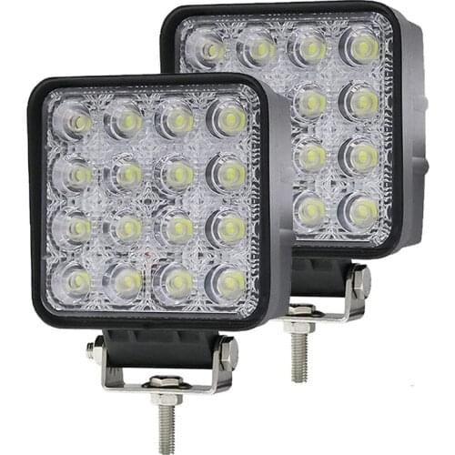 LED Light Bar Work Light 48W 9-30V Spot Flood Combo Beam Off-Road Light Bar with Mountng Bracket for Off-Road,Truck,Car,ATV,SUV