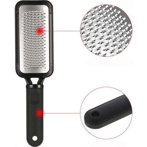 Foot Callus Remover Pedicure Scrubber Stainless Steel Foot Grater Heel File Hard Skin Rasp Grinding Foot File Remove Dead Skin