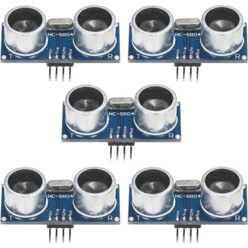 Ultrasonic Sensor Module 5 Pcs HC-SR04 Ultrasonic Sensor Distance Module for Arduino UNO MEGA2560 Nano Robot