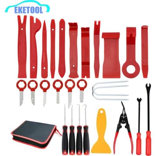 Universal Car Trim Dashboard Removal Tools DVD Stereo Refit Plastic Trim Panel Dashboard Removal Kits Car Opening Repair