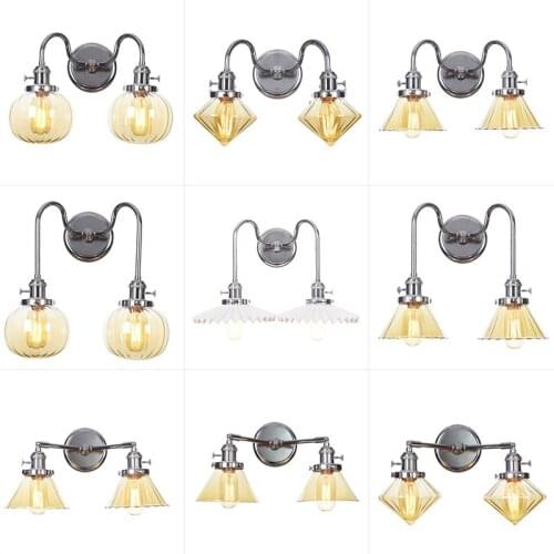 Nordic style, small and simple, retro restaurant, cafe, clothing shop decorative wall lamp