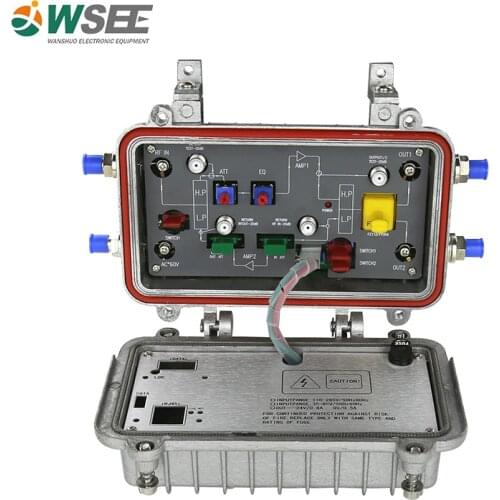 WSEE SXG 301 outdoor two way output CATV trunk optical amplifier for sale