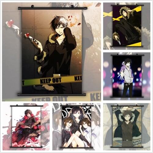 WTQ DURARARA!! Izaya Orihara Anime Manga HD Print Canvas Painting Anime Poster Wall Decor Poster Wall Art Picture Home Decor