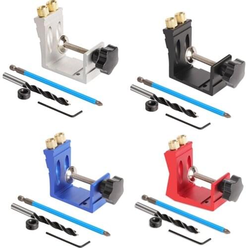 15 Degree Angle Woodworking Oblique Hole Locator Wood Board Splicing Installation Tool Oblique Hole Punching