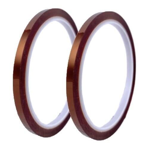 2 Rolls 5Mmx33M Sublimation Tape Heat Transfer Tape Heat Resistant Tape for Sublimation Blanks High Temperature Thermal Tape