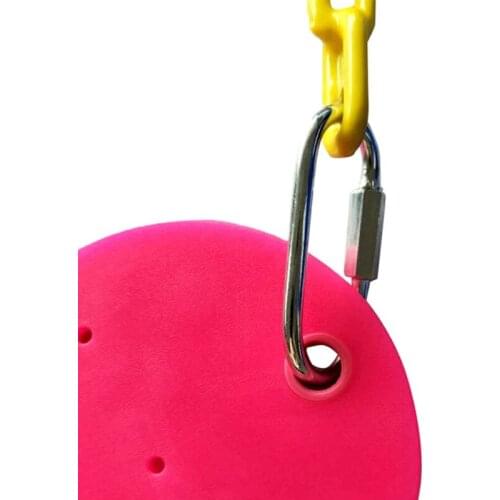 2Pieces Screw Lock Clip Stainless Steel Swing Chain Outdoor Game Swing Set Flying Toy Garden Ninja Swing Accessories 69HE