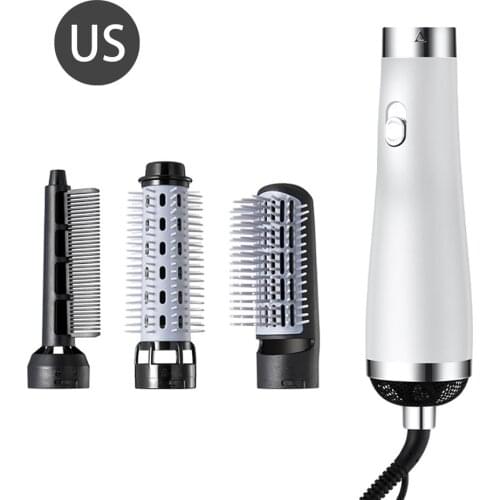 5-in-1 One-Step Hair Dryer Comb Professional Curler Straightening Curler Brush Smoothing Frizz Ionic Soft Hair Styler