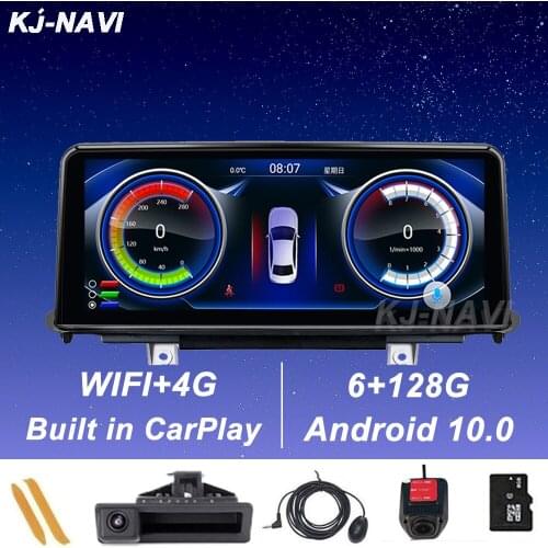 6GRAM 128GROM For BMW X5 F15 2014-2017 Radio Multimedia Player 10.25 inch 8CORE Android10 GPS WIFI DSP