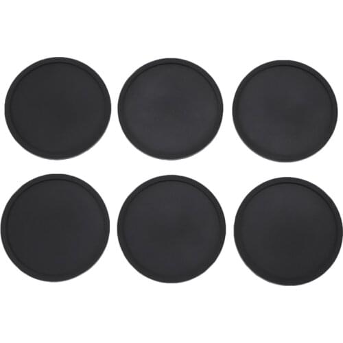 Simple Modern 6Pcs Silicone Coaster Thick Cup Mug Glass Bottle Placemats Nonslip Table Mat Dishwasher Safe Pad