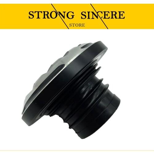 The motorcycleHarley XL883 XL1200 XL48 2004-2020 de aluminio tapa de combustible del tanque de aceite Protector de la cubierta